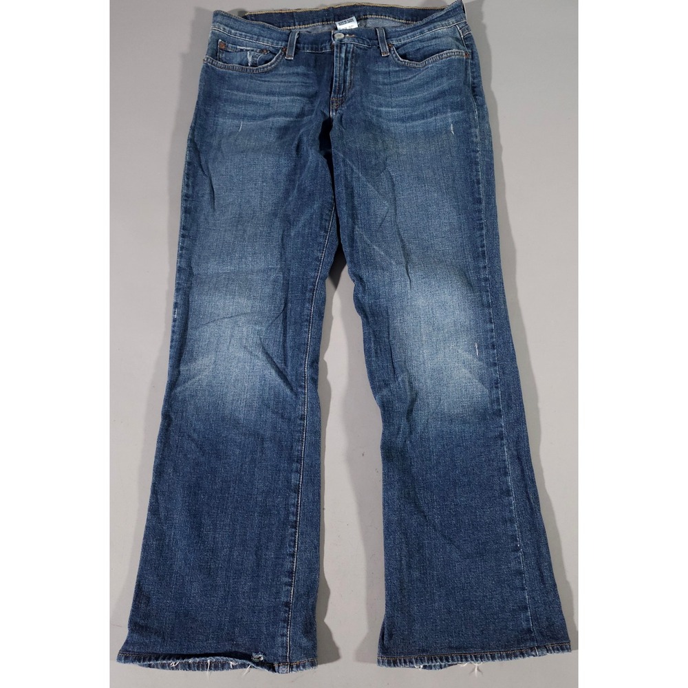 Lucky Brand Flare Jeans Womens 12/31 Blue Midrise Regular Length 7W10330